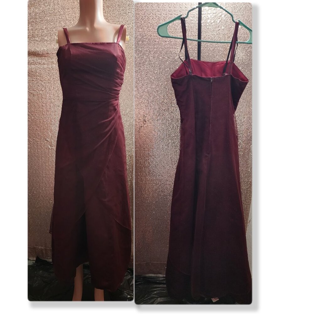 Burgundy Dress